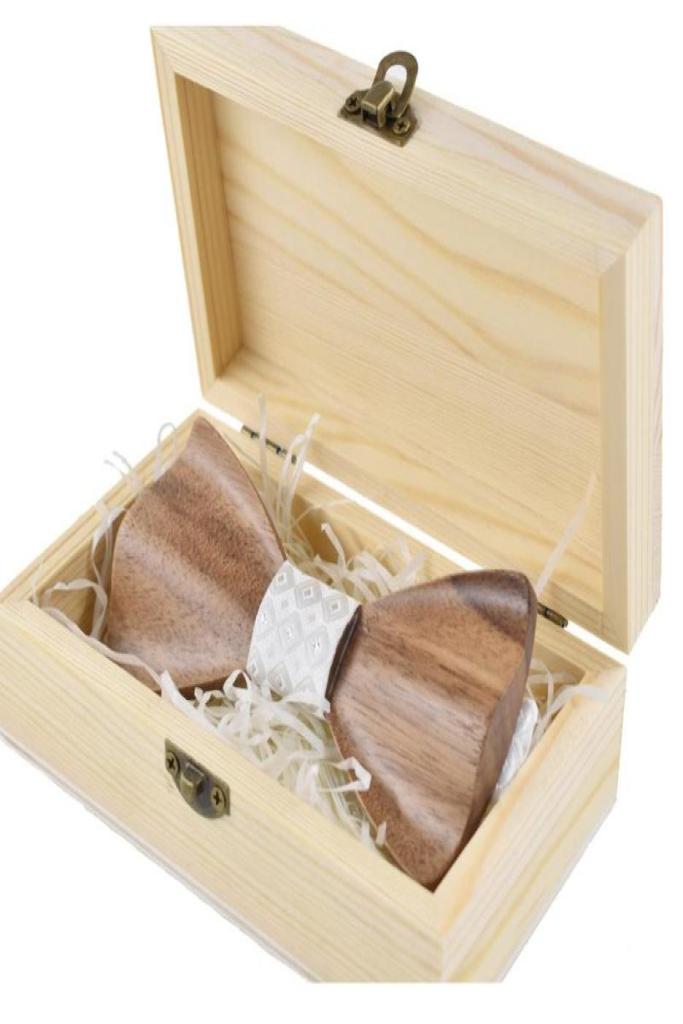 

Bow Ties Sitonjwly Mens Wooden Bowties Women Wedding Party Wood Bowtie Vintage Gentlemen Necktie Collar Slim Tie CravatBow6613896