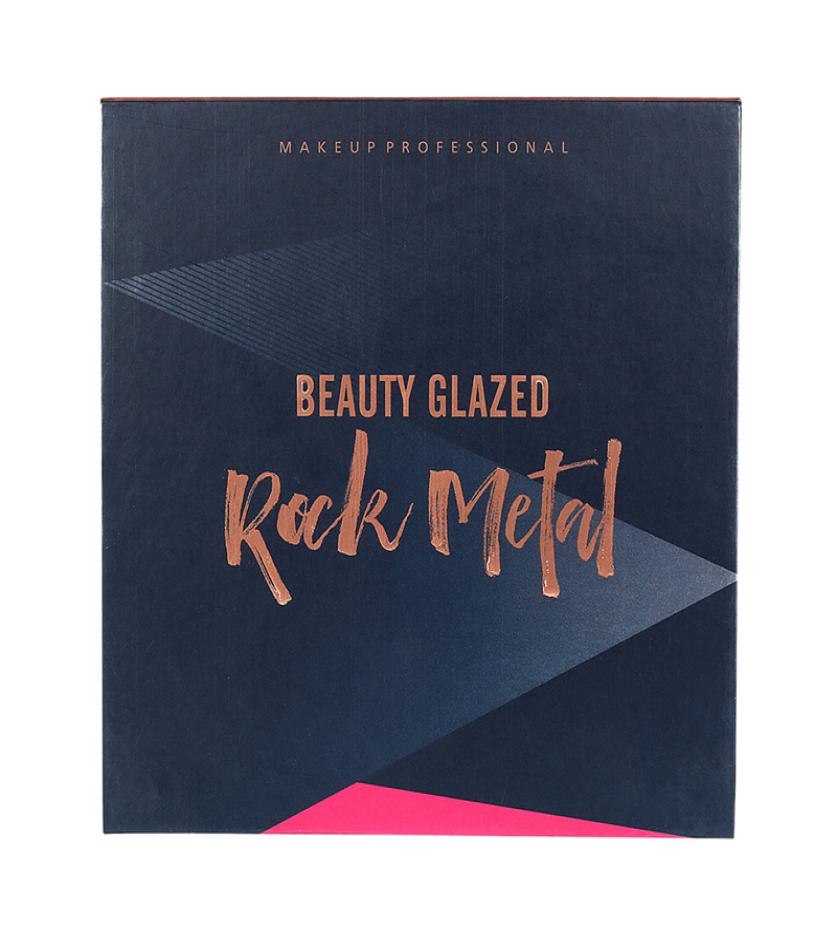 

Beauty Glazed Rock Metal Eyeshadow Palette Long lasting Glitter Eyeshadow Pallete Shimmer Matte Nude Pigment Waterproof Eye Shadow8240259, Multi