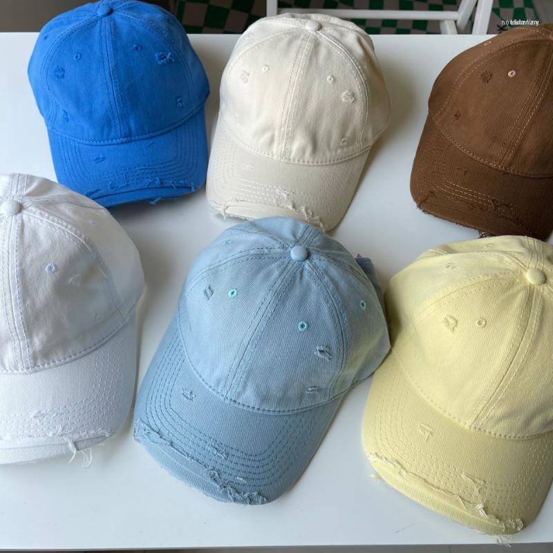 

Ball Caps Ins Solid Color Retro Peaked Cap Women Spring And Autumn Fashion Street Visor Hip Hop Bent Brim Casual Men Baseball Hat, White