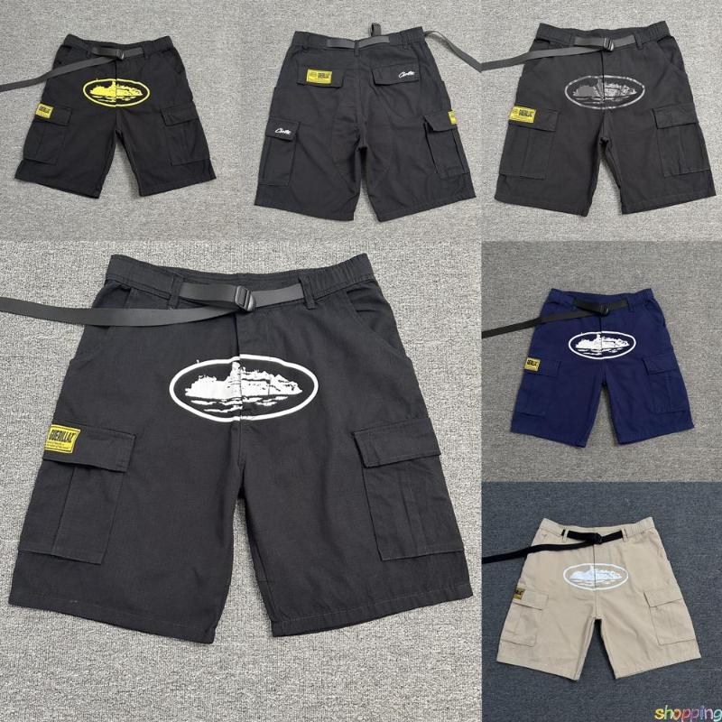 

Men' Shorts CORT Summer Men Women Galleon Printing Work Multi-pocket Cargo Pants Oversize 1:1 High Quality