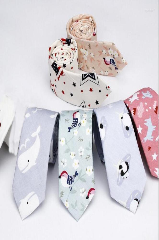 

Bow Ties Gtglad Tie For Men Casual Cartoon Dog Bird Dolphin Pattern Necktie Cotton 6cm Slim Floral Neck Neckwear Accessories5186921