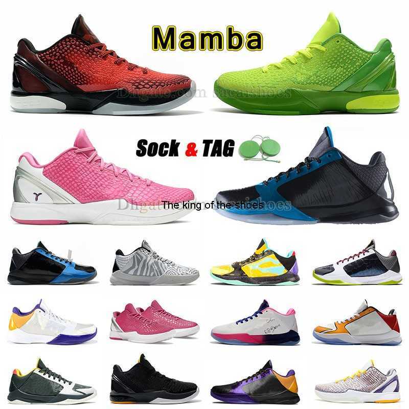 

Mamba 6 Protro Men Basketball Shoes Grinch All-Star Del Sol Mambacita Alternate Bruce Lee 5 Rings Big Stage Chaos Mens Trainers Outdoor Sports Sneakers Dhgate Shoes, Zz (13)
