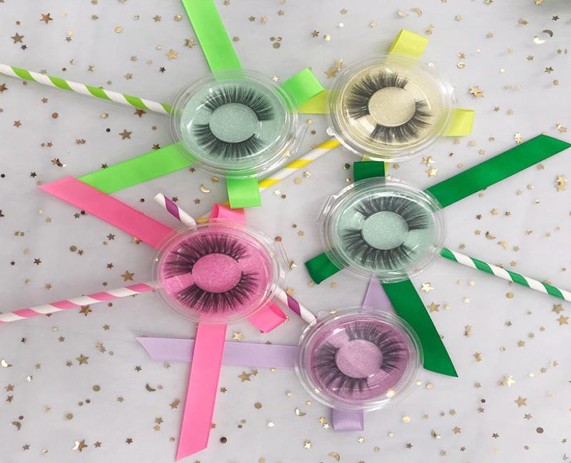 

3D lollipop faux mink lashes 1822mm natural length lashes wear comfortable eyelashes accept custom logo lashes7437451