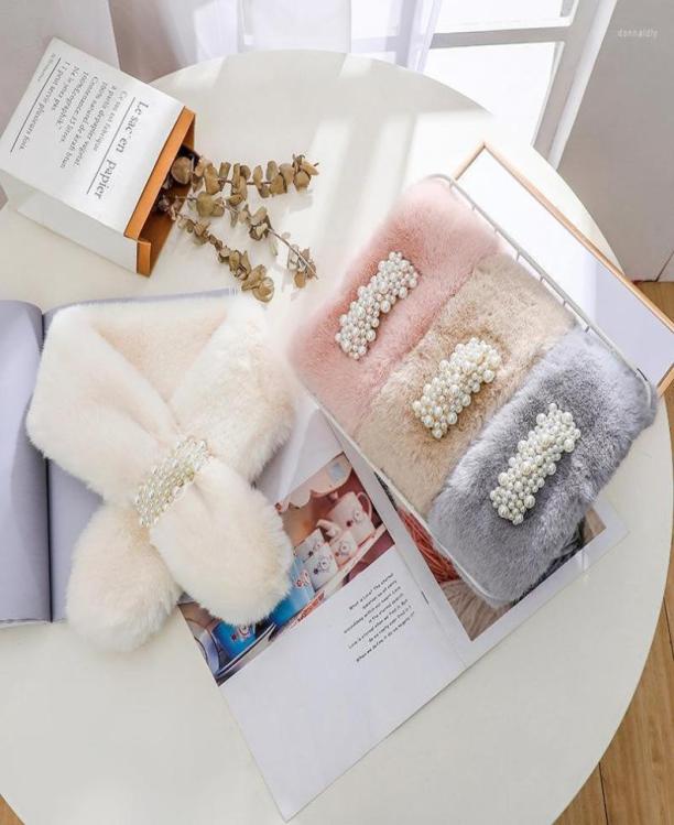 

Bow Ties Sitonjwly Imitation Fur Fake Collars For Women Removable Female Small Scarf False Shirt Detachable Donn221786163