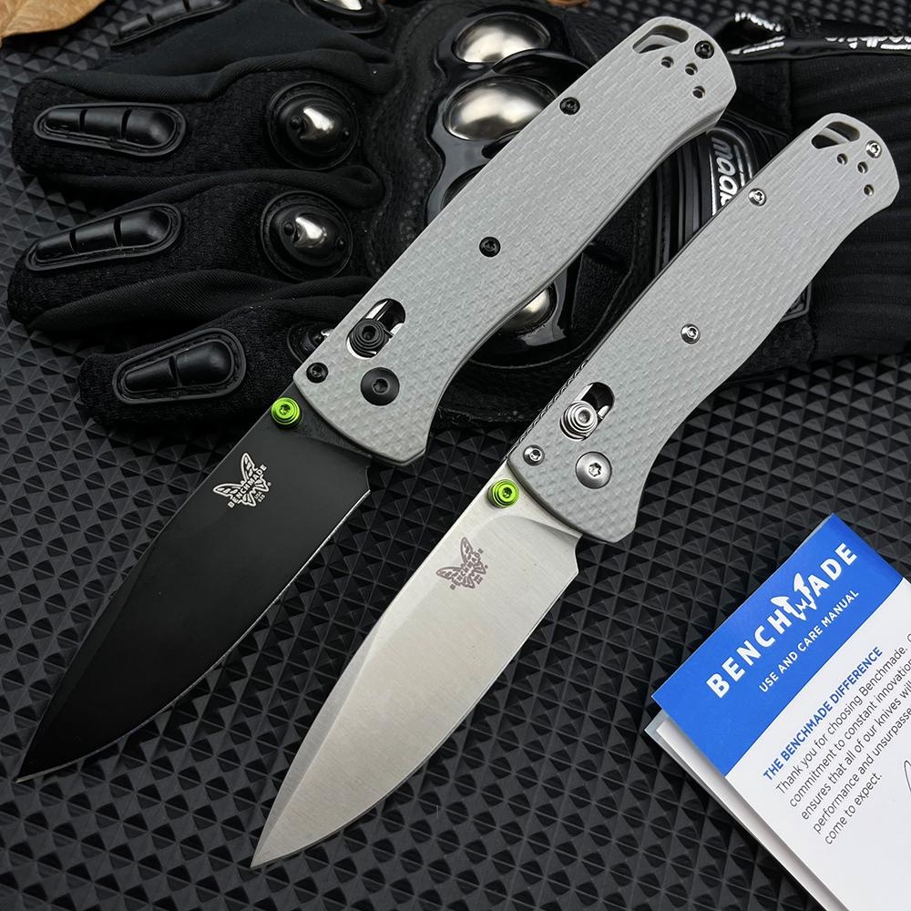 

Benchmade Bugout 535 Pocket EDC Manual Open Folding Knife Drop Point Blade Plain Edge Satin Finish Desert G10 Handle Camping Tactical Knife BM 533 565 15080 15031 940
