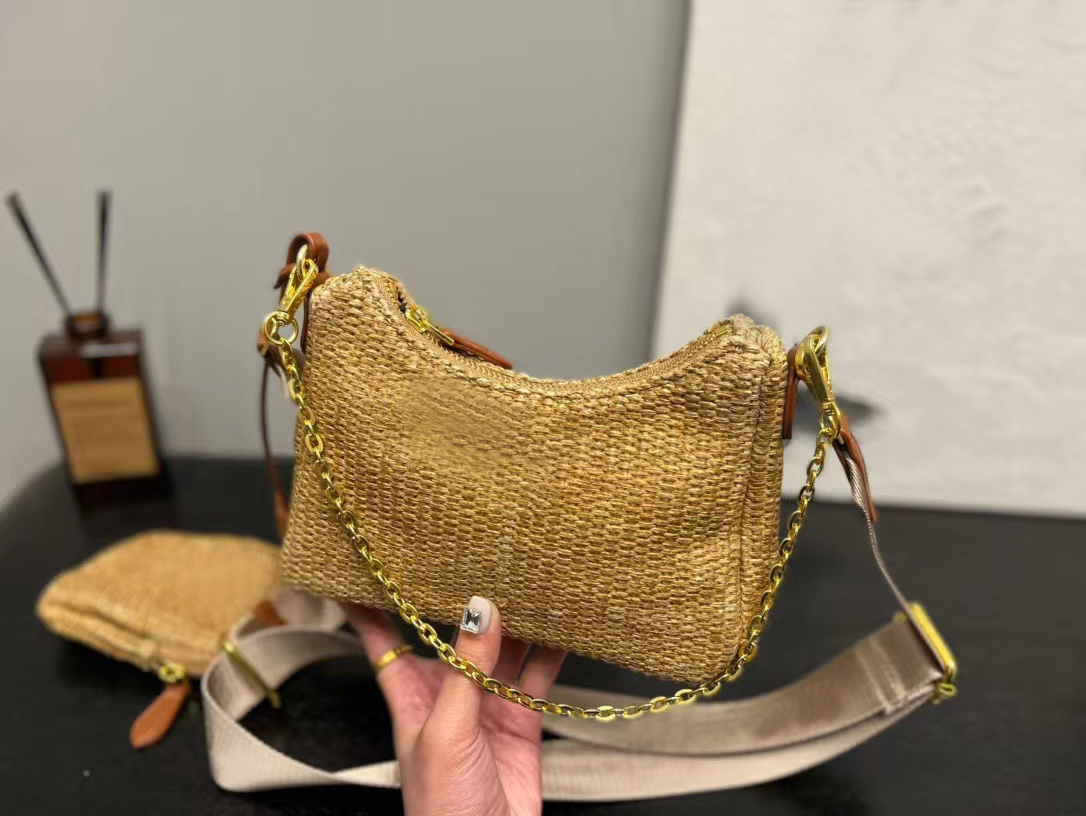 

Women's Fashion Designer Classic Tramp Pocket Handbag Wallet New Solid Classic Underarm Bag, 1#