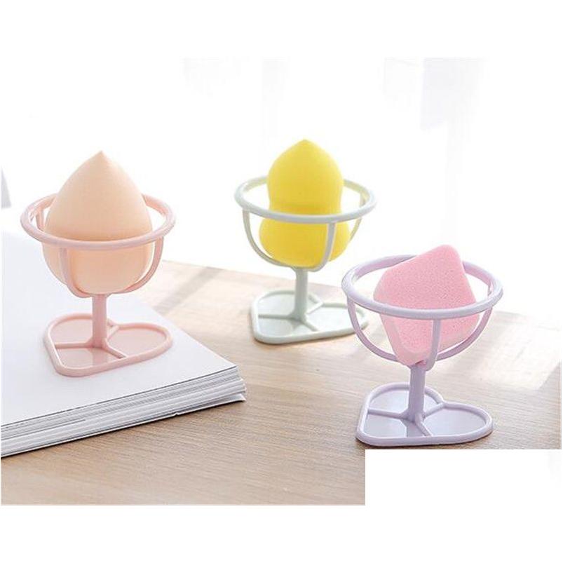 

Sponges Applicators Cotton Health Beauty 4 Color Makeup Sponge Gourd Powder Puff Rack Egg Bracket Box Dryer Organizer Shelf Holde Dhmgx