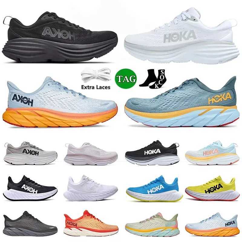 

Hoka Shoes One Bondi 8 Clifton Runner Sneakers Hokas Clifton 8 Carbon x 2 Shadow Triple Black White Harbor Lunar Rock Women Mens Trainers Samber Yellow, Item#20