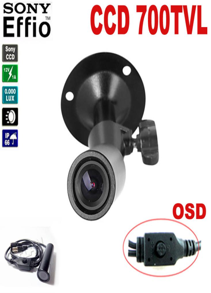 

mini bullet camera 700TVL Sony Effio CCD Color Wide Angle ccd mini cctv camera Outdoor Waterproof camera Security Camera 960H 41403441942