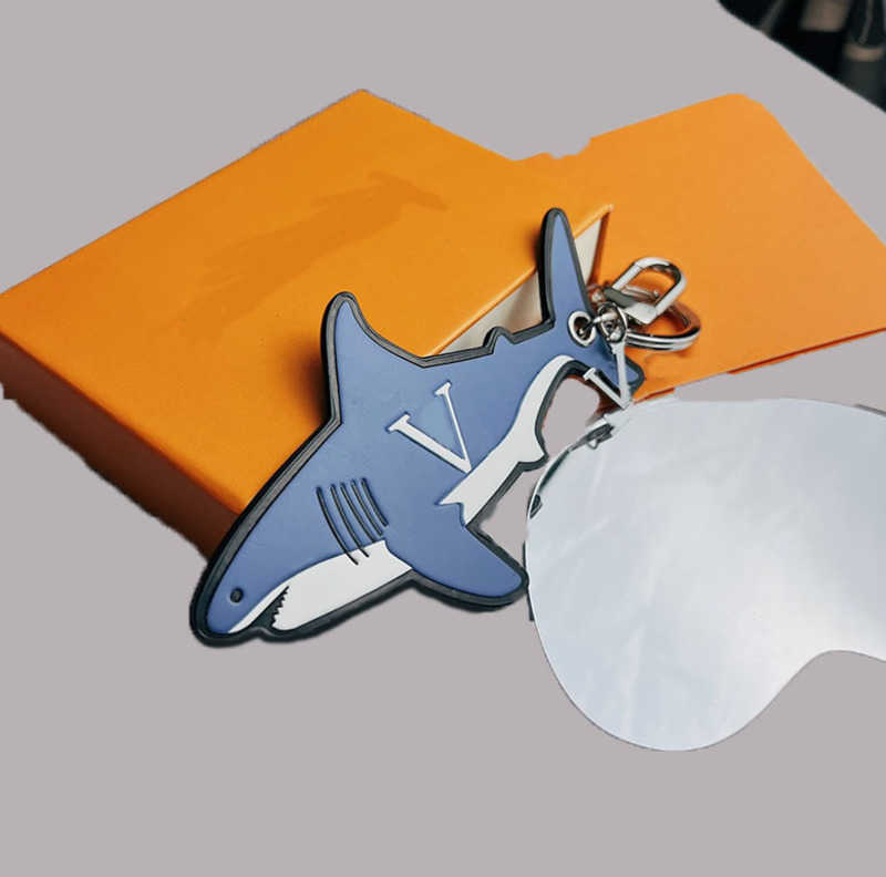 

Simple Animal Keychain Womens Mens Fashion Key Chain Luxury Designer Keyring For Women Designers Bag Charm Accessories Shark Rings
