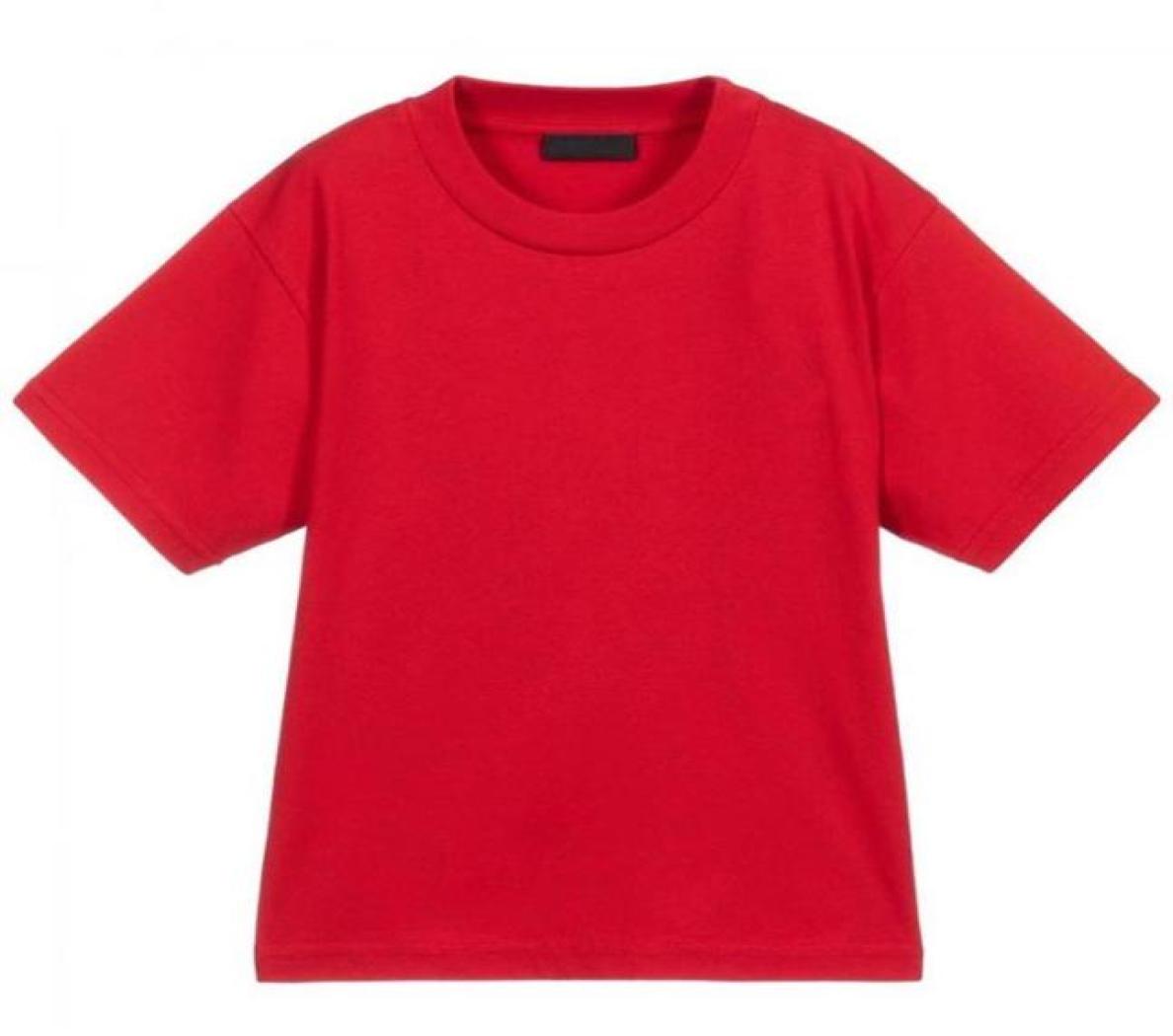 

012 Year kids Spring summer tshirts brand Letter desgin t shirts baby boys girls top tees children tshirt 100140cm Short Sleev4133321, Red