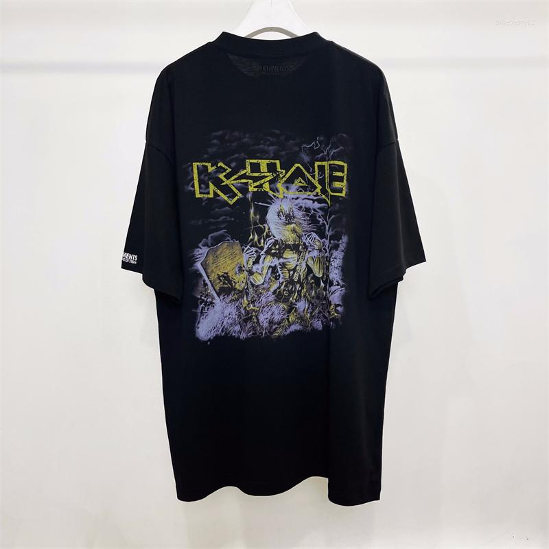 

Men's T Shirts Mens Printed Demon Pattern Letter Print T-Shirt Men Women 1:1 Top Tees Short Sleeve For