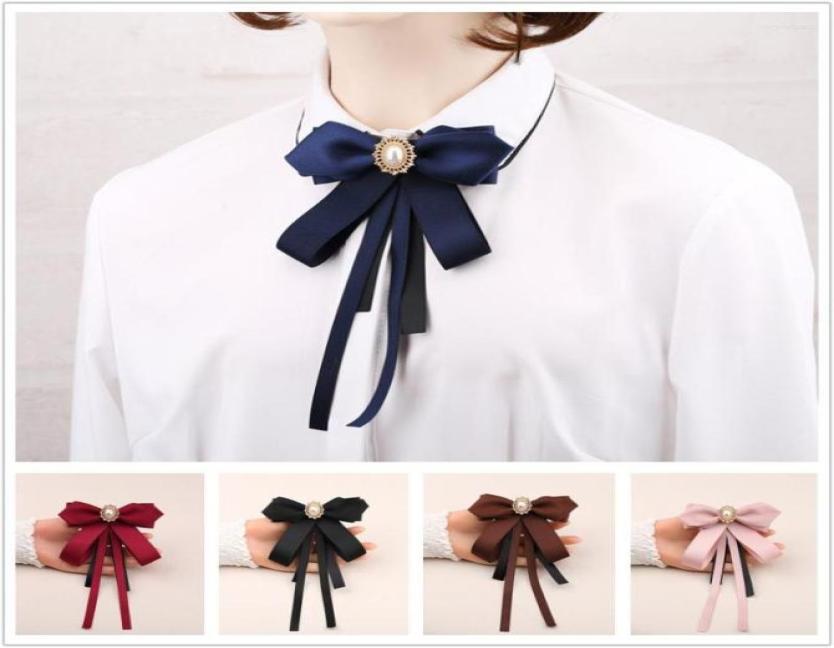 

Bow Ties Retro British Shirt Tie Female Lace Decoration College Style Student School Uniform Dress Collar Flower Accessories6775078