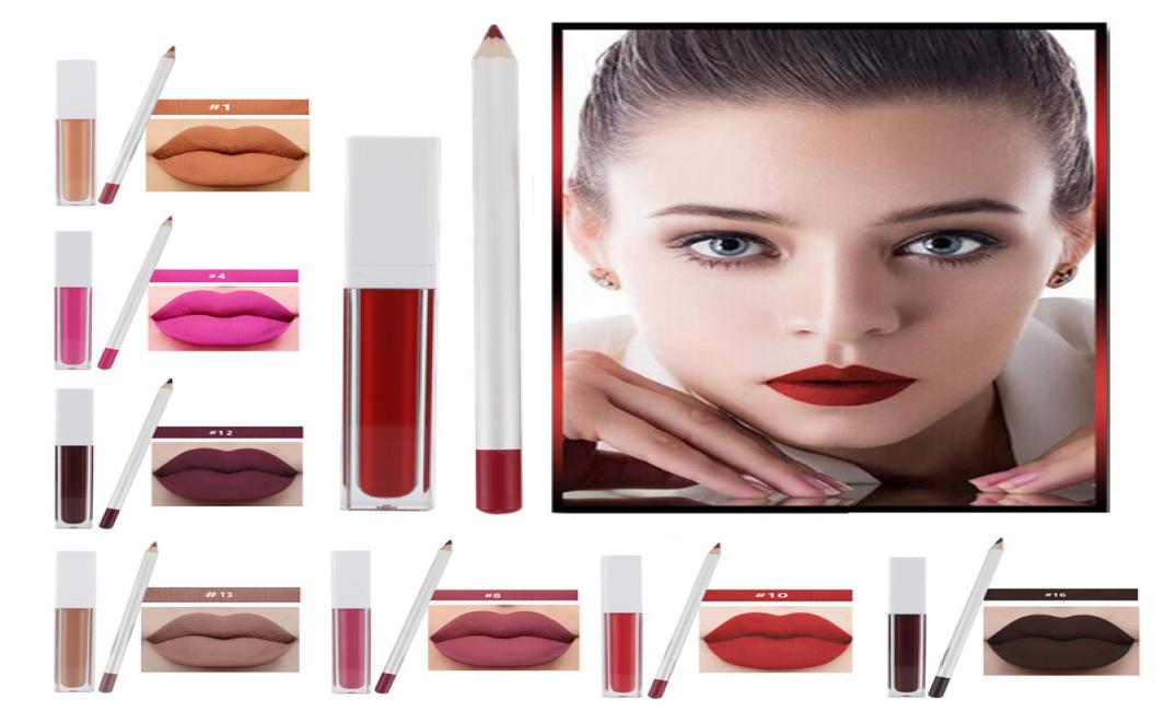 

Whole Cosmetic Custom Makeup Lip Kit Lipliner Lipstick Set No Logo 17 Colors Matte Lip Gloss Lipliner Set Private Label Liquid6243621, Army green