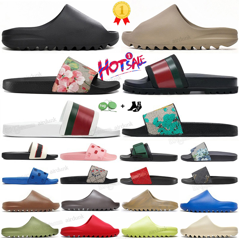 

slides slippers clogs slider sandals onyx pure ochre bone resin clog sand designer for men women sandalias summer leather slide rubber slipper beach fashion shoes 48, #23 blue