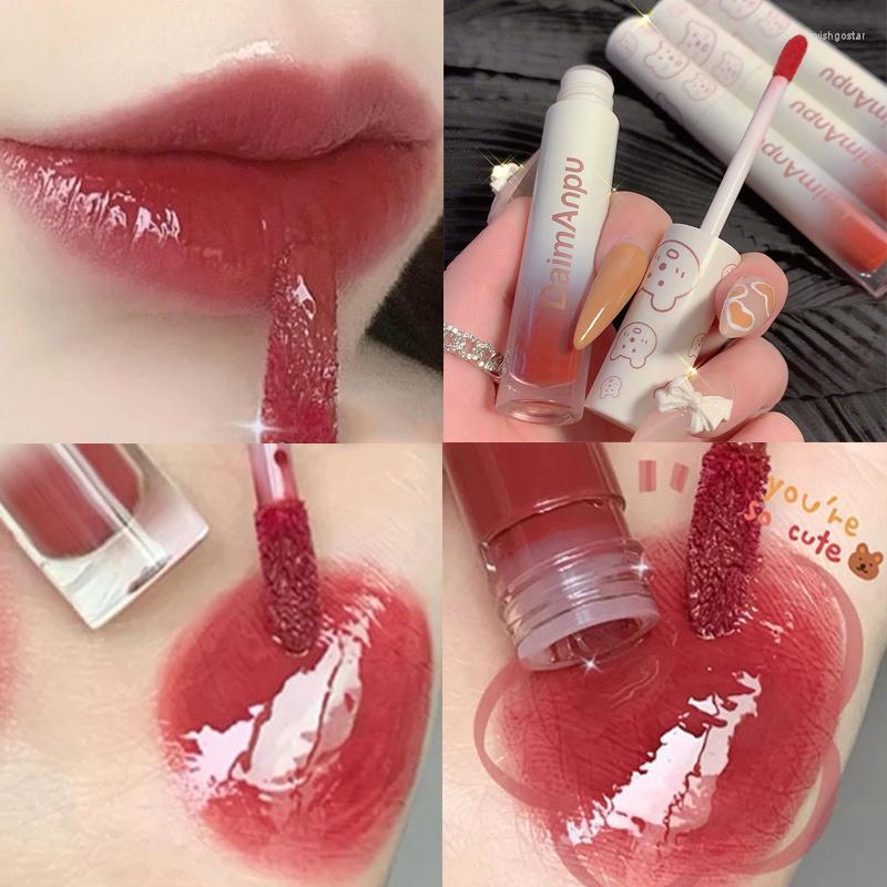 

Lip Gloss 6 Colors Moisturzing Water-light Tint Waterproof Long Lasting Liquid Lipsticks Makeup Cosmetic Not Fading Glaze, 02
