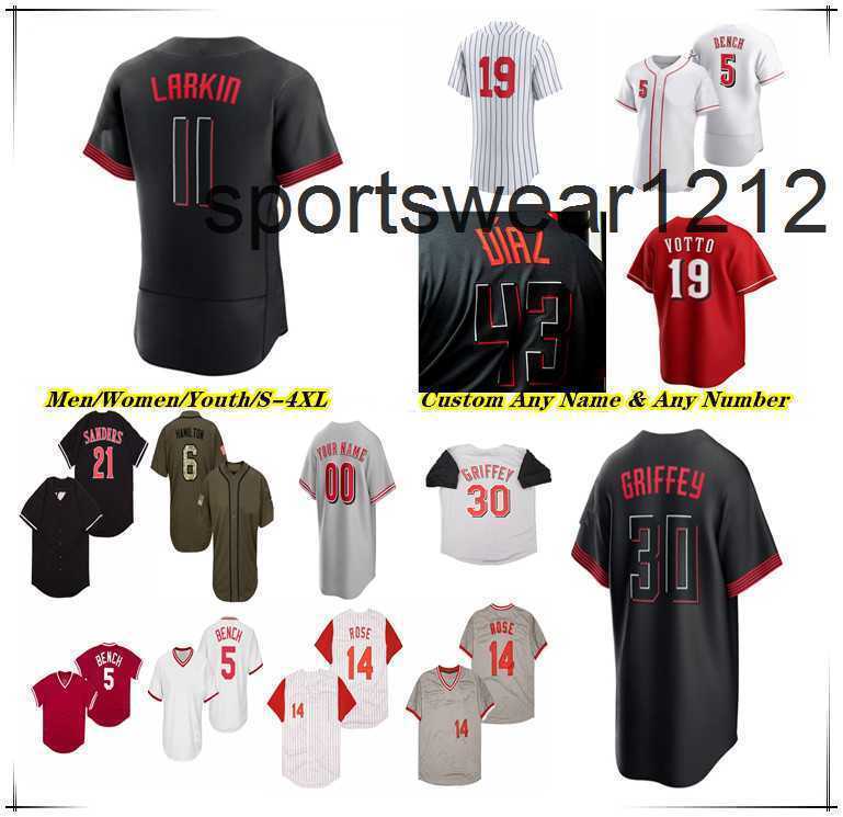

Jonathan India Baseball Jerseys Elly De La Cruz Tyler Stephenson Spencer Steer TJ Friedl Jake Fraley Wil Myers Jose Barrero Nick Senzel Hunter Greene CINCY REDS 4XL, Men coolbase white