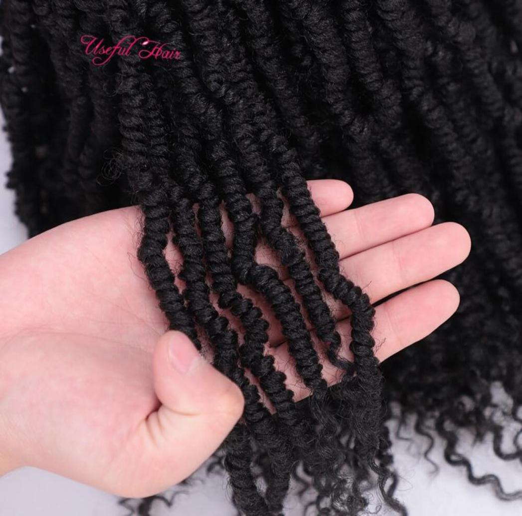 

24strands BOMB Ombre Nubian Hair black marley Extensions Synthetic Jamaican Bounce Fluffy Bomb Crochet Braids Fo2615852, 1b+30