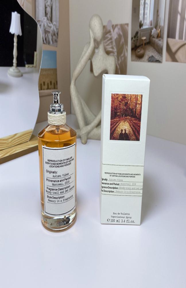 

Neutral Perfume Women and Man Spray Autumn Vibe 100ml EDT long lasting spicy woody fragrances charming smell top edition3991366