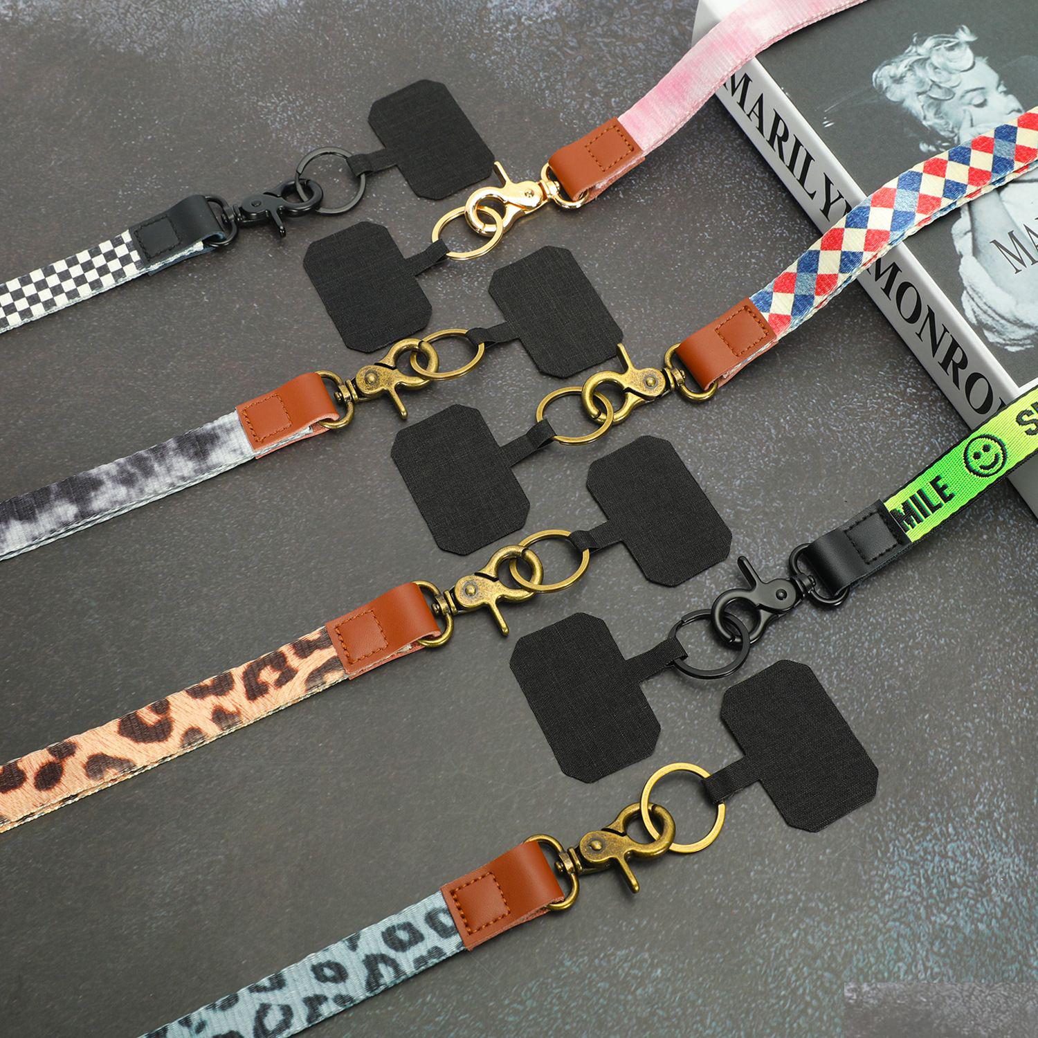 

Keychains Lanyards Leopard Print Keychain Set Leather Strap Keyring Pendant Carabiner Drop Delivery Fashion Accessories Dhgfv