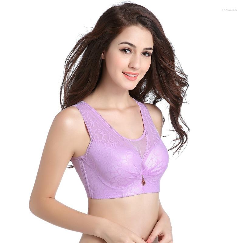 

Bras Womens Lace Ultra-Thin Perspective Bralette Deep V Bra Sexy Lingerie BH Tops Plus Size B C D E F Cup, Skin