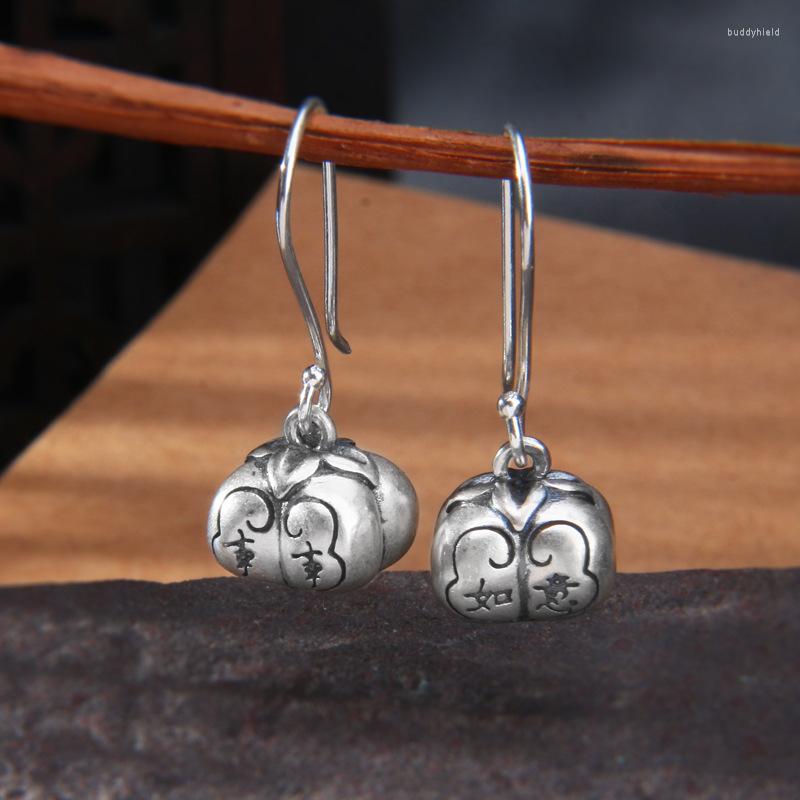 

Dangle Earrings Vintage Fashion Personality Fruit Persimmon Hip Hop Punk Long Banquet Jewelry Accessories Gift