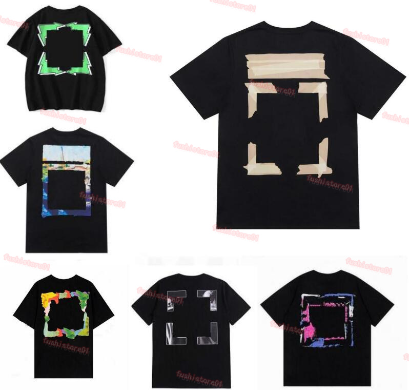 

2023 Summer T Shirt Mens Womens DesignersOFF T-shirts Loose Tees Tops Man Casual Shirt Luxurys Clothing Streetwear Shorts Sleeve Polos Tshirts Size S-X Offs WhitE, Add postage