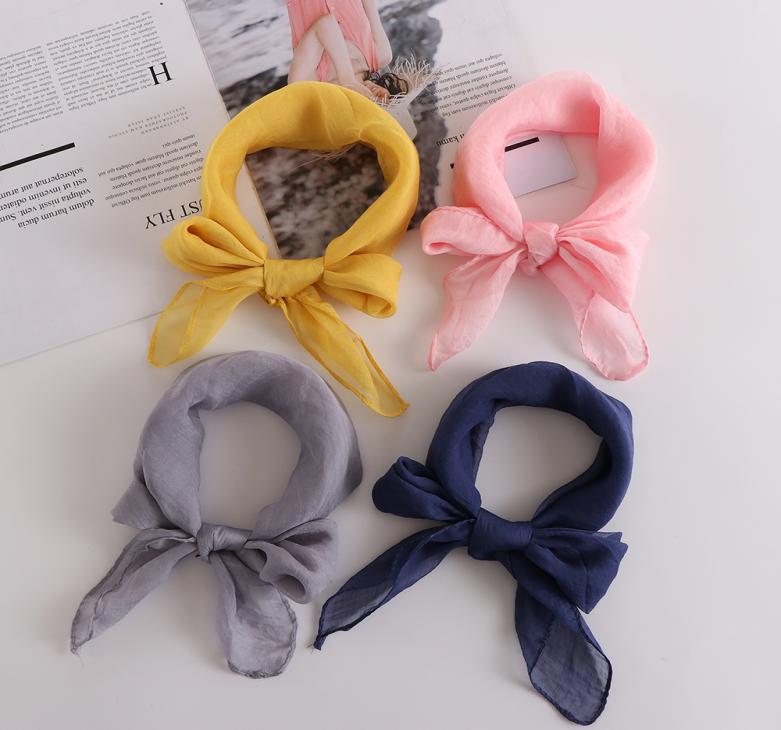 

Sweet Lady Chiffon Silk Square Scarf Neck Wrap Shawl For Women Girl Soft Hair Tie Band Elegant Neckerchief Gifts Accessories4858481