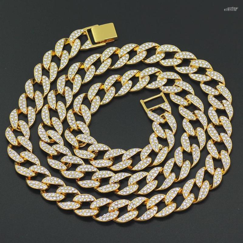 

Chains Fashion Charm 16inch 18inch 20inch 24inch 30 Inch Hip Hop Iced Out Cuban Chain Link Necklace Bling Jewelry