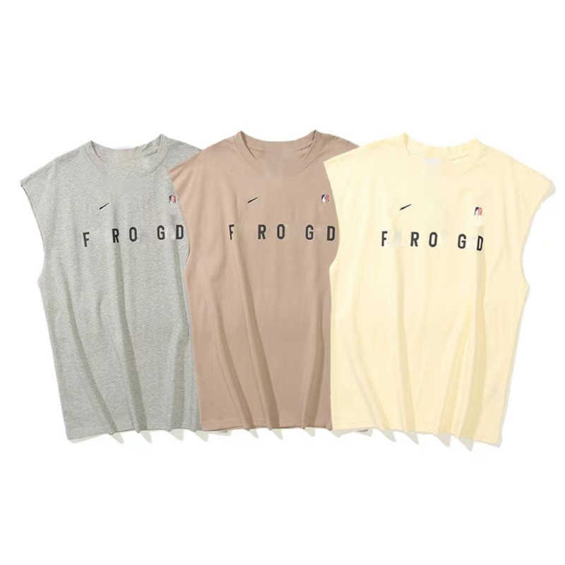 

Designer short sleeved t shirt ess sleeveless vest luxury brand men' clothing men women basketball vests embroidery shirt round neck tee, No.1
