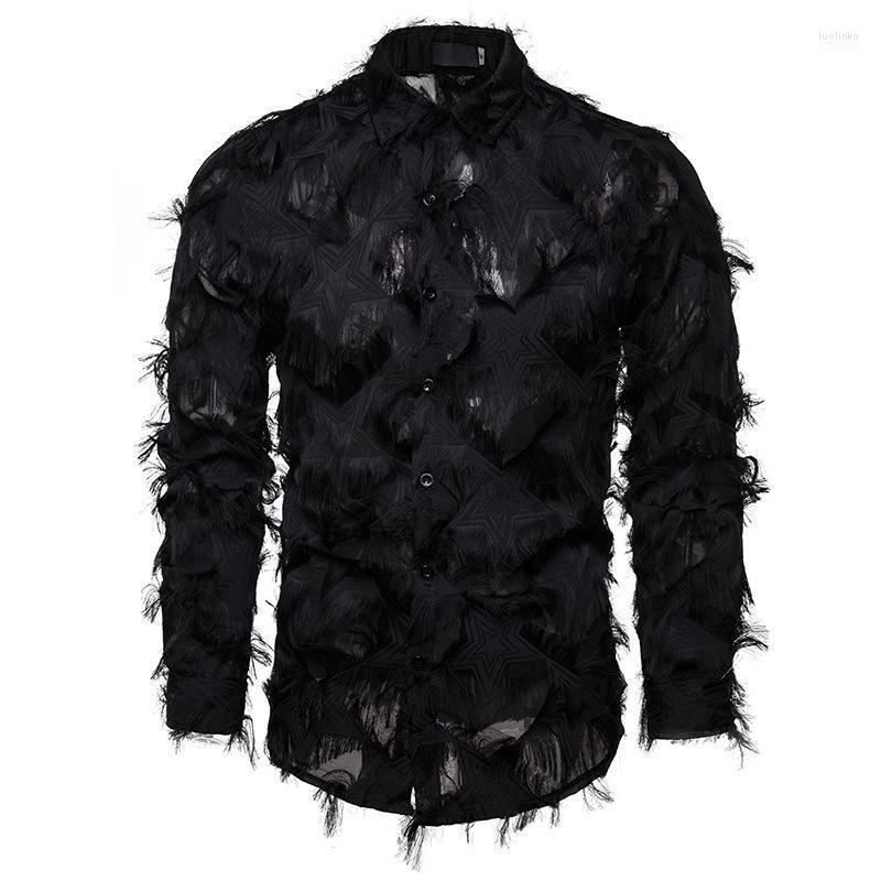 

Men' Dress Shirts Men' -XXL Big And Tall Size Men Long Sleeve Single Breasted Autumn Spring Formal Shirt Streetwear Clothing, White tuxedo shirts