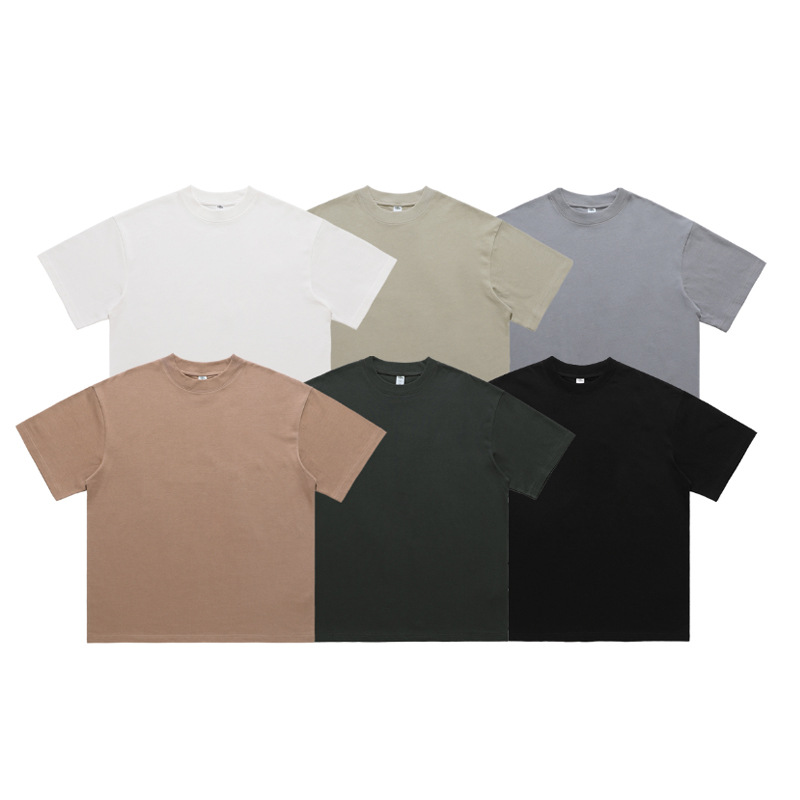 

Men T-shirt Designer Men T Shirt Casual Loose Round Neck Short Sleeve T-shirt 100% Pure Cotton Solid Color T Shirt Loose Half Sleeve Tops For Free Shipping, Dark grey