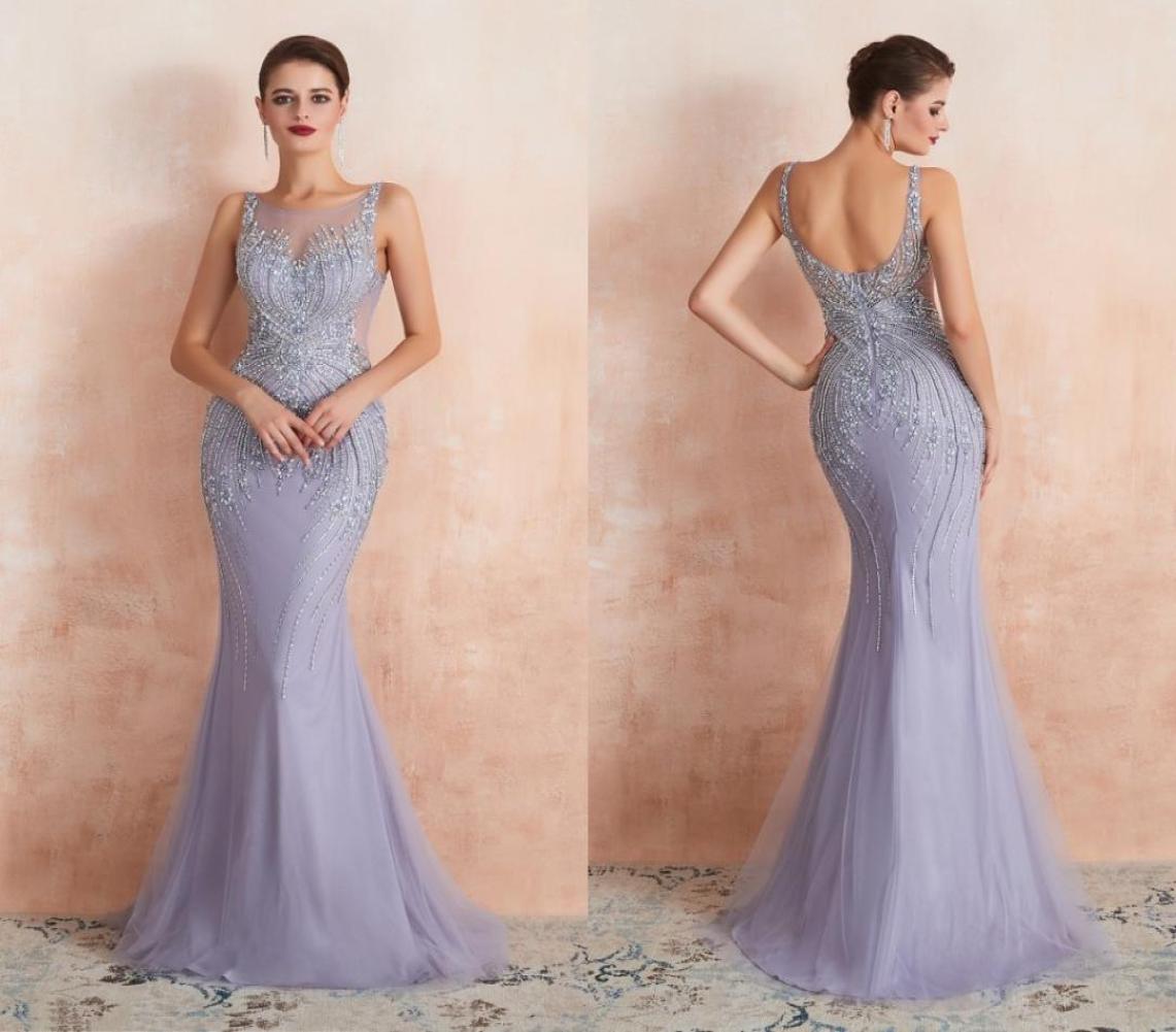 

Handmade Evening Dresses Beaded Prom Dress Party Gown Backless Zipper Back3309651, Same as picture