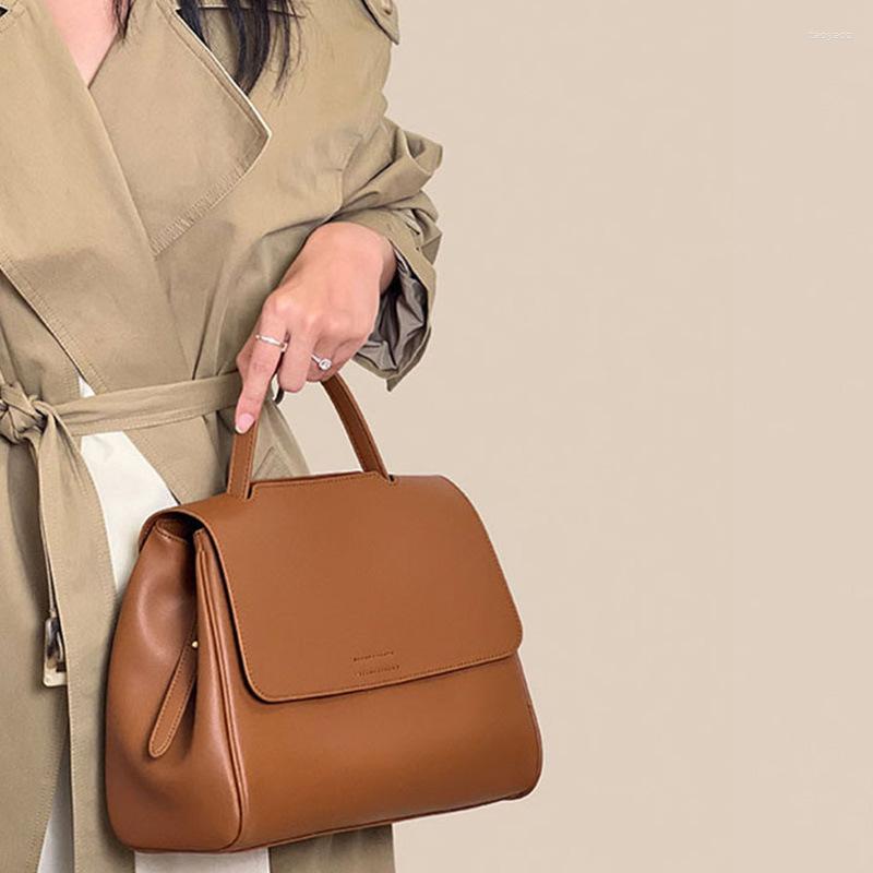 

Evening Bags Bag 2023 Fashion Shoulder Messenger Large Capacity Versatile Tote Underarm Genuine Leather Female Soft, Picture shown