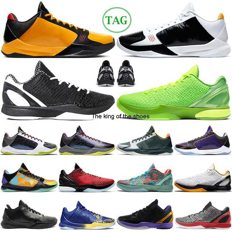 

2023 Mamba Basketball Shoes Men 5 Protro Big Stage Chaos Prelude 6 Protros White Del Sol Forest Green Lakers Grinch Mens Trainers Sports Sneakers, 6 protro mambacita