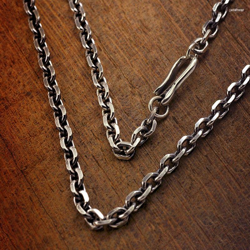 

Chains SV Taijiao Necklace Retro Trendy Men's Clavicle Chain Versatile Sweater And Women's Necklaces For Couples