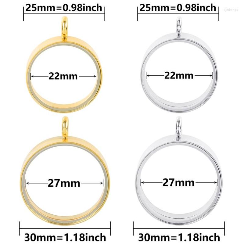 

Pendant Necklaces 1Pc 25/30mm Round Glass Twist Memory Medaillon Locket For Floating Living Relicario Women Collier Jewelry Making Bulk