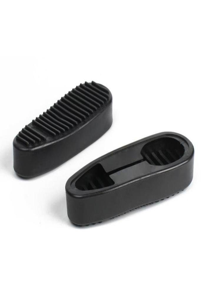 

Airsoft hunting AR 15 Accessories Tactical Non Slip Rubber Buttpad recoil pad for pistol stock shooting9251003, Black
