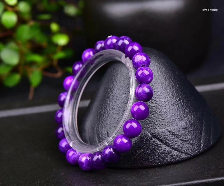 

Strand 8mm Natural Purple Sugilite South Africa Gems Round Beads Bracelet
