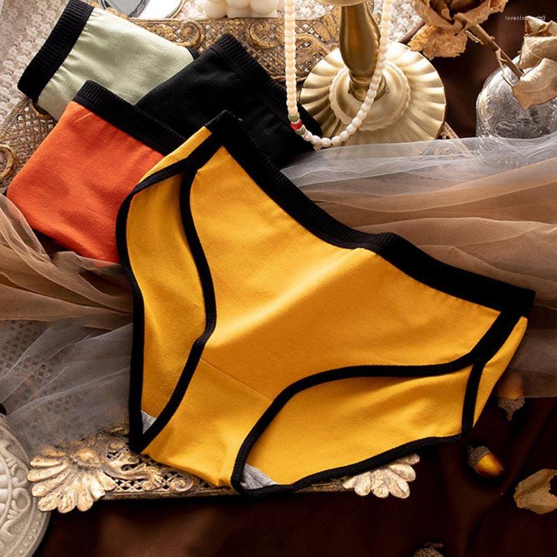 

Women's Panties Sexy Seamless Underpants Mid Waist Cotton Crotch Lingeries Korean Underwear Sport Briefs Women G-String Thongs, White