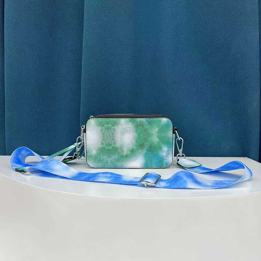 

designer bag snapshot new multicolor shoulder bags camera women fashion tie dye luxury leather crossbody glitter strap purse grey bag, 22