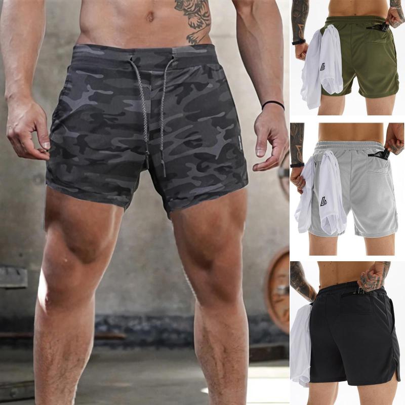 

Running Shorts Summer Gym Jogging Exercise Men's Sports Fitness Quick-drying Multiple Pockets