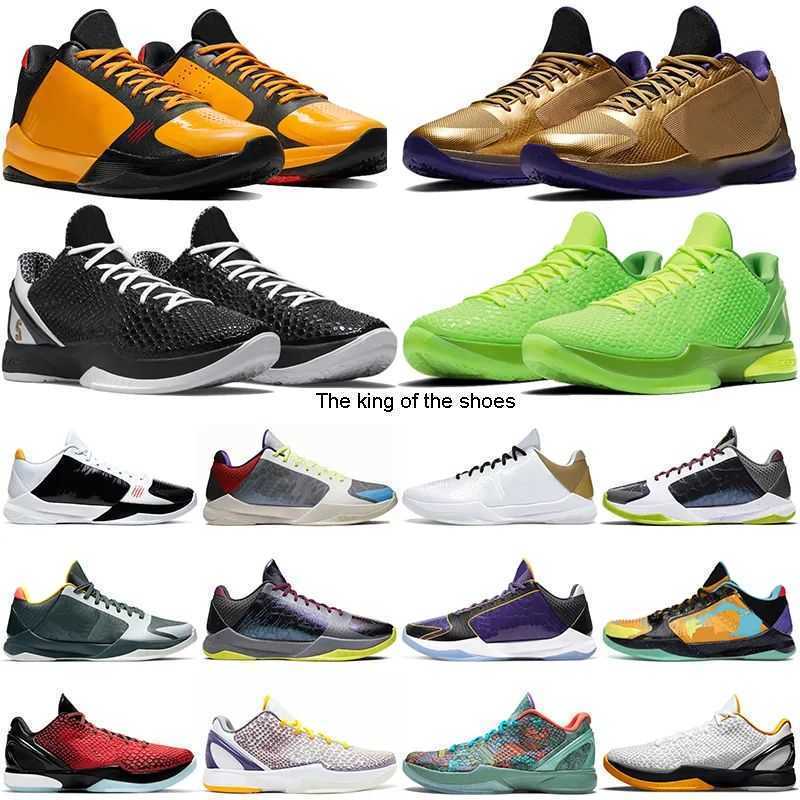 

mamba 6 Basketball Shoes MenBruce Lee Big Stage Chaos 5 Rings Metallic Gold Mens Trainers Sports Outdoor Sneakers