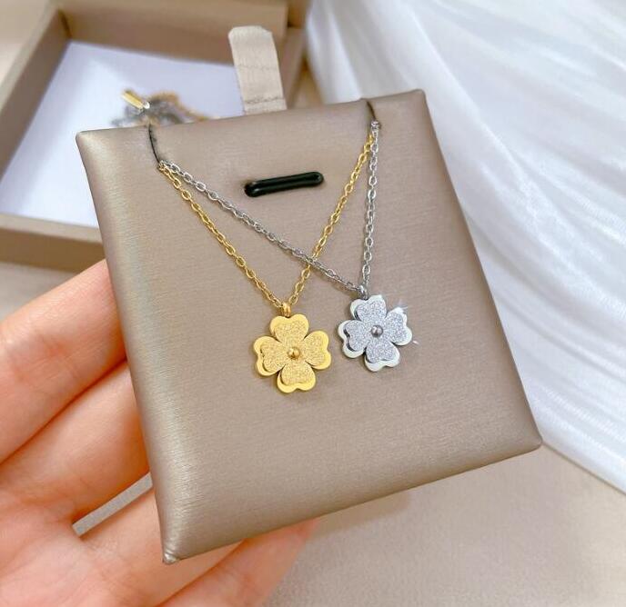

Gold Silver Fashion 4/Four Leaf Clover Necklace Elegant Ten Clover Classic Women's Jewelry Pendant High Quality Jewelry Gift