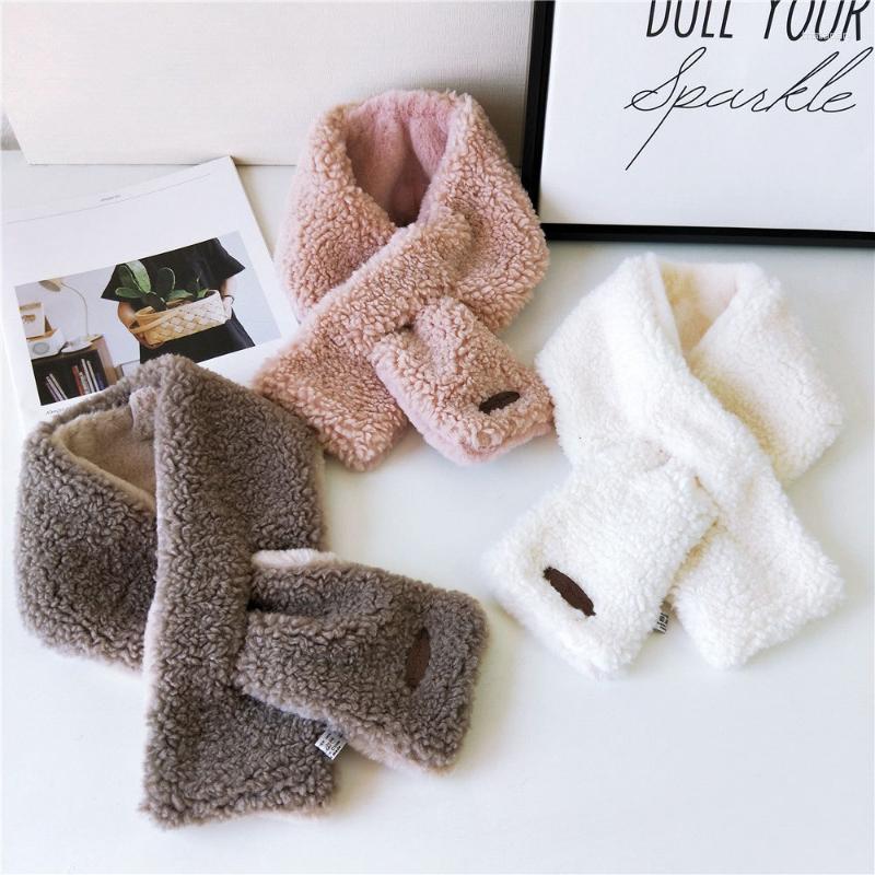 

Scarves Pure Color Double-sided Cross Two-use Scarf Female Autumn And Winter Plush Hedging Thickened All-match