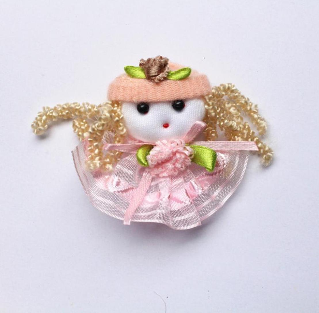 

2016 new LITTLE STOCK 20pclot Lovely Girls Pink Dress Baby Girls Hair Clips USUAL Quality Fabric Kids Peach Flower Hairpins Whole5246683
