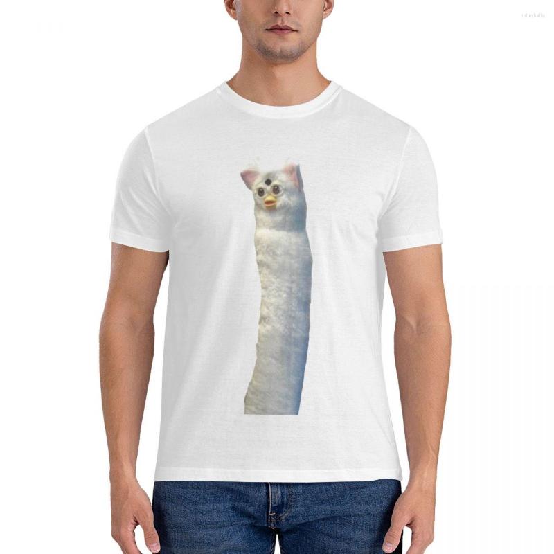 

Men' Polos Uncomfortably Long Furby Graphic T-Shirt Men Clothes T Shirt, Burgundy