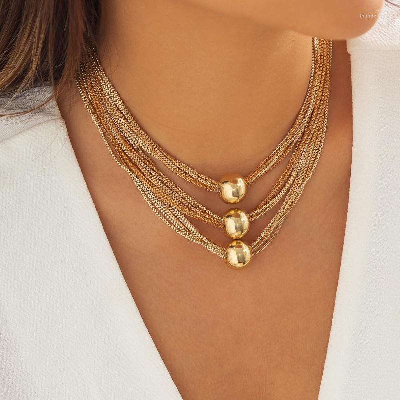 

Choker Retro Multi-layer Statement Necklace Exaggerated Punk Jewelry Gift