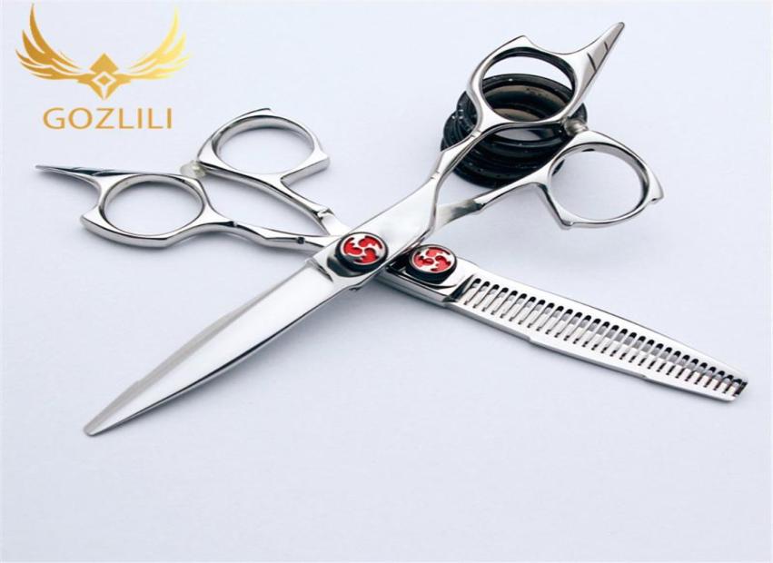 

Hair Scissors GOZLILI 55 Inch Japan440c Steel Professional Hairdressing Hairstyling Tools Hairstylist4360695