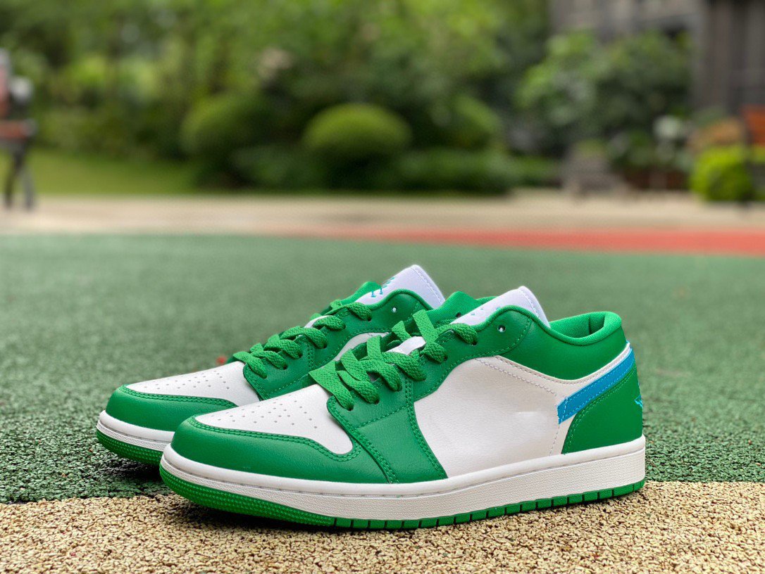 

1 1s White Green Blue Vintage Casual Low Top basketball shoes DC0774-304 Womens Mens Size US 4Y-12 EUR 36-46, Light brown